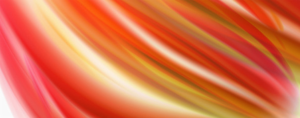 Color flowing waves, liquid conceptual abstract background