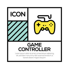 GAME CONTROLLER ICON CONCEPT