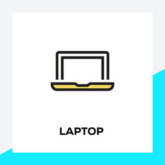 LAPTOP LINE ICON SET