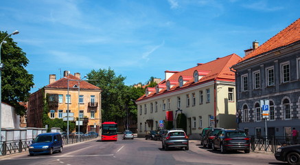 Naklejka na ściany i meble Street in Vilnius