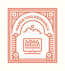 MARKETING RESEARCH ICON CONCEPT