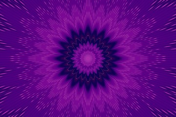 Obraz premium purple pattern floral mandala kaleidoscope. lilac kalamkari.