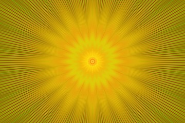 pattern yellow orange floral kaleidoscope. motifs kalamkari.