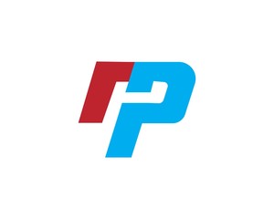 Initial text Np, Creative for business template icon