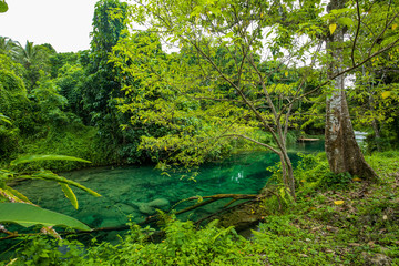 Rarru Rentapao Cascades, Waterfall and the River, Teouma village, Efate Island, Vanuatu