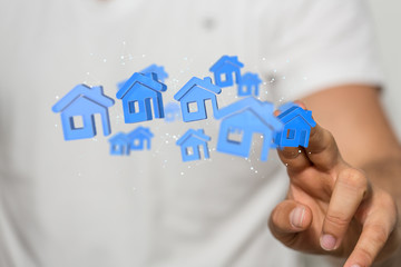 Smart home: Smarthome house automation icon