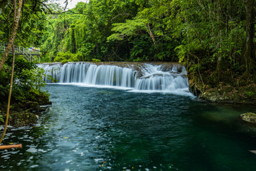 Rarru Rentapao Cascades, Waterfall and the River, Teouma village, Efate Island, Vanuatu
