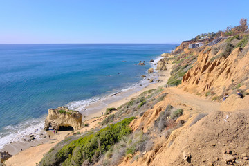 Fototapeta na wymiar El Matador State Beach in Malibu, California