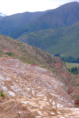 Salt Mine in Maras, Peru