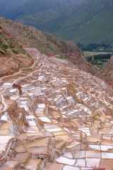 Salt Mine in Maras, Peru