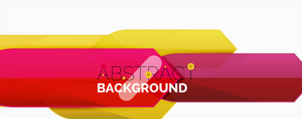 Obraz premium Geometric abstract background. Dynamic shapes composition