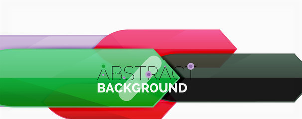 Abstract color lines dynamic background, modern material design style