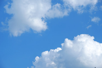 Naklejka na ściany i meble sky-clouds background.Blue sky with clouds background