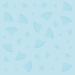 tropical fruit watermelon blue background