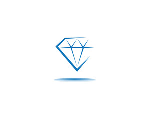 Diamond logo design template vector icon illustration