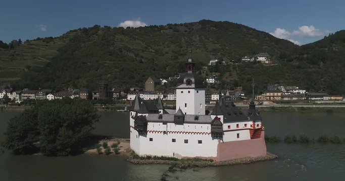 Zollburg Pfalzgrafenstein im Rhein bei Kaub