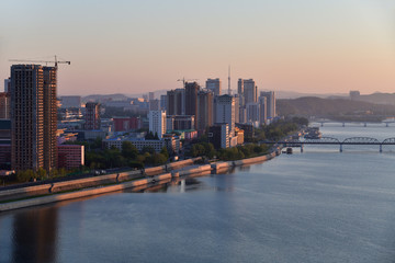 Fototapeta na wymiar Pyongyang, capital of the North Korea. DPRK