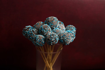 Fototapeta premium Chocolate cake pops