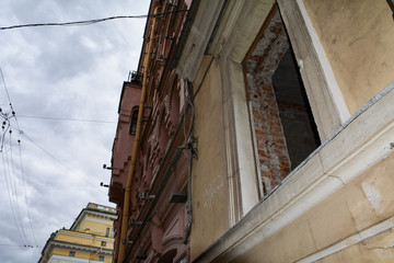 Apartment renovation in the building, St. Petersburg, Russia