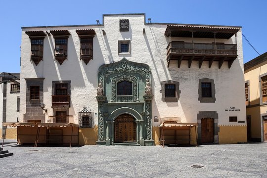Columbus House, Casa de Colon, Plaza Pilar Nuevo, Las Palmas, Gran Canaria, Canary Islands, Spain, Europe