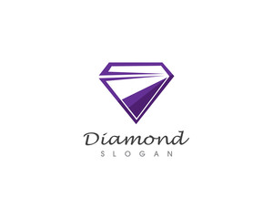 Diamond logo and vector illustration