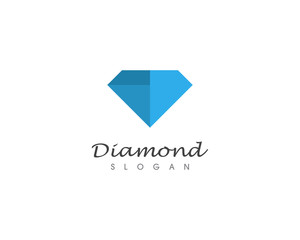 Diamond logo and vector illustration