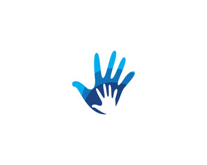 Fototapeta na wymiar Hand Care Logo Template vector icon Business design