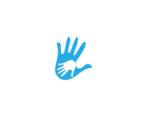 Naklejka na ściany i meble Hand Care Logo Template vector icon Business design