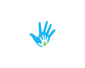 Fototapeta na wymiar Hand Care Logo Template vector icon Business design