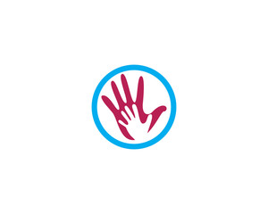 Hand Care Logo Template vector icon Business design