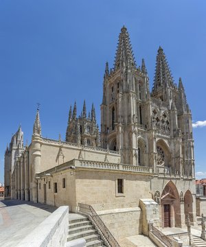 Cathedral, Burgos, Castilla y Leon, Castilla, Spain, Europe