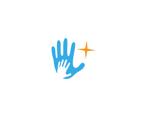 Hand Care Logo Template vector icon Business design