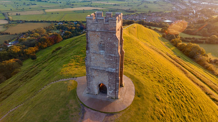 Glastonbury Tor Monument, England, UK