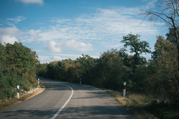 Exploring Istria countryside, quiet roads, most of them gravel