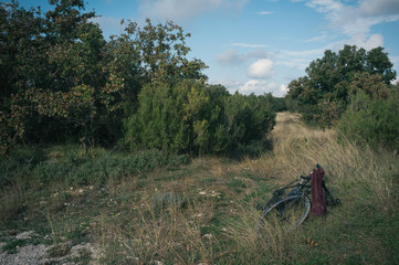 Exploring Istria countryside, quiet roads, most of them gravel