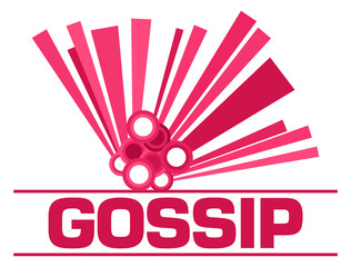 Gossip Pink Graphical Element Text 