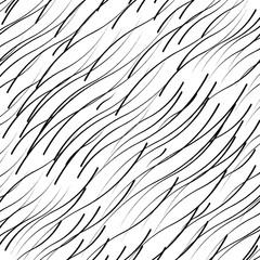 Abstract twisted black lines pattern for prints and posters