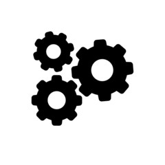 Settings icon, gear icon vector, gear symbol illustration. For web sites our mobile.
