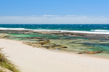 Back Beach, just one of many beaches in the area - Kalbarri, WA, Australia