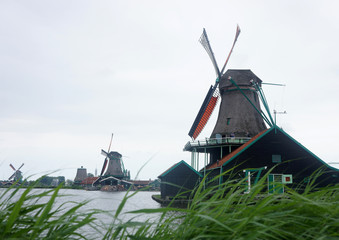dutch windmill in holland