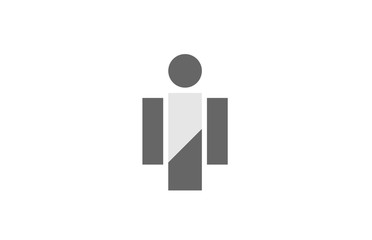 flat man creative people vector icon design concept