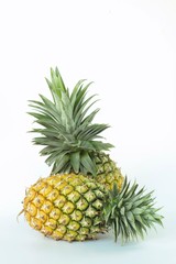 Pineapple on the background