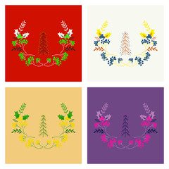 Sprig icon symbol. Vector illustration.