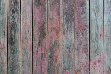 Wooden background with boards of different colors