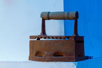 old rusty iron