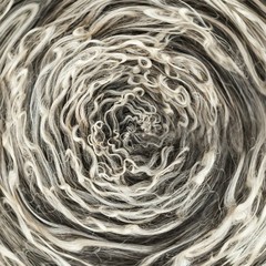 wool sheep abstract geometric pattern. kaleidoscope.