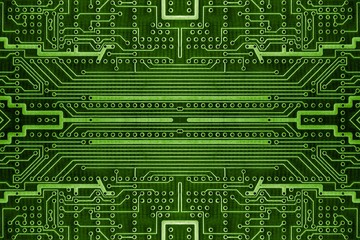 pcb printed circuit board pattern. connect line.