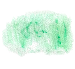 Green abstract watercolor paint texture