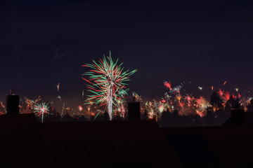 New Years Eve Night City