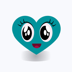 Happy Valentine's Day. I love you typography template. Heart